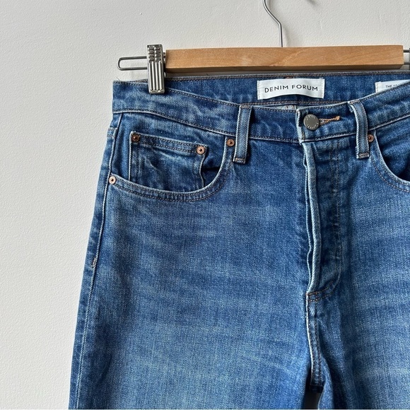 DENIM Forum Ariztia - The Yoko High Rise Slim 28L Inky Blue - Picture 4 of 7